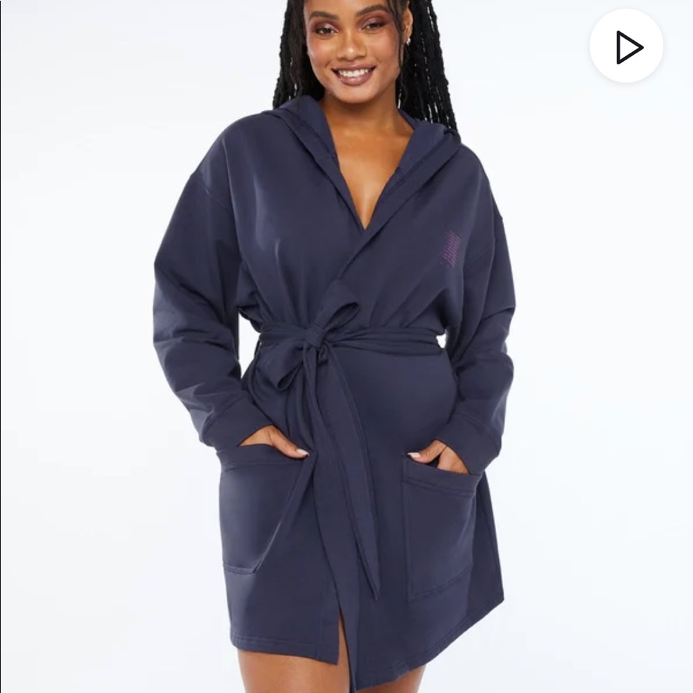 Savage x Fenty Forever Savage Short Robe in purple